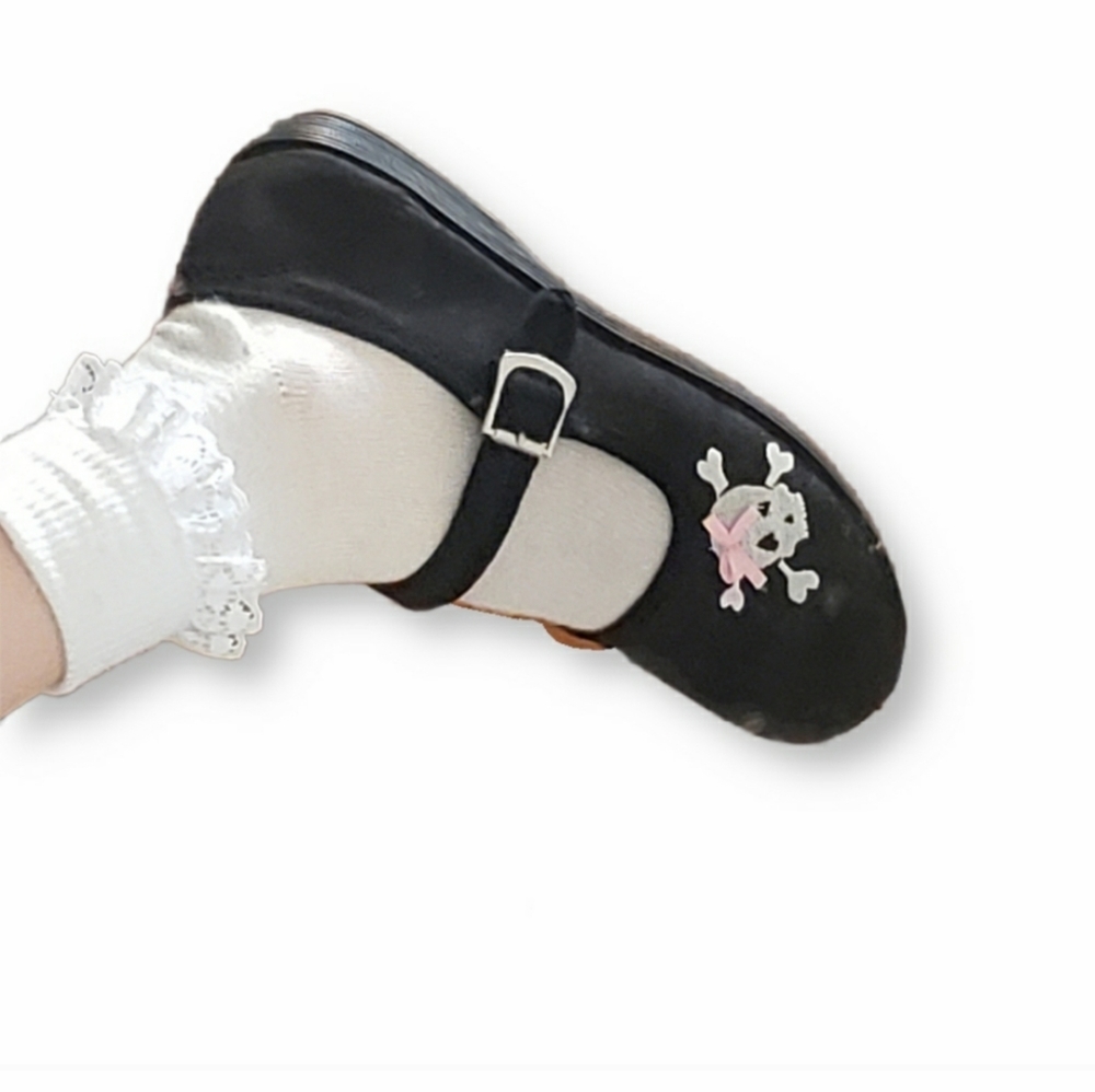 Demonia Pink Bow Ballet Flats